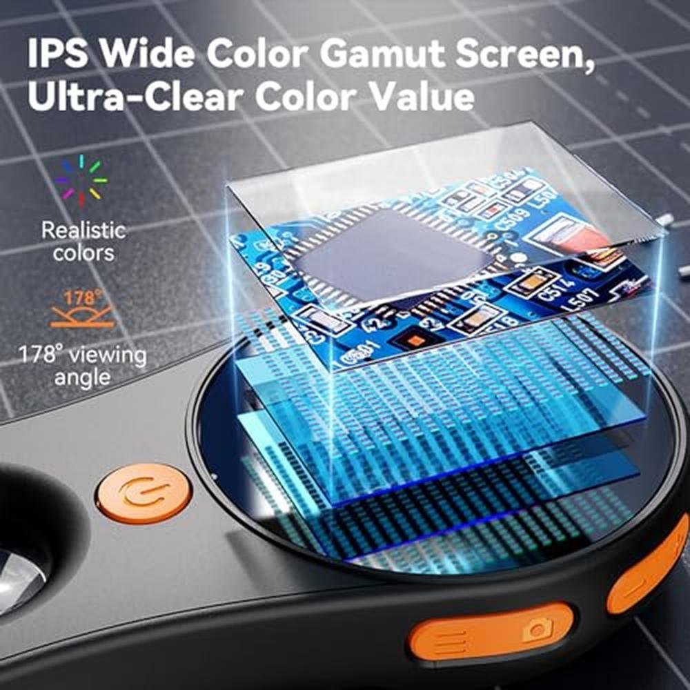 Handheld Digital Microscope: Portable Pocket Magnifying – In Use