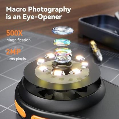 Handheld Digital Microscope: Portable Pocket Magnifying – Packaging