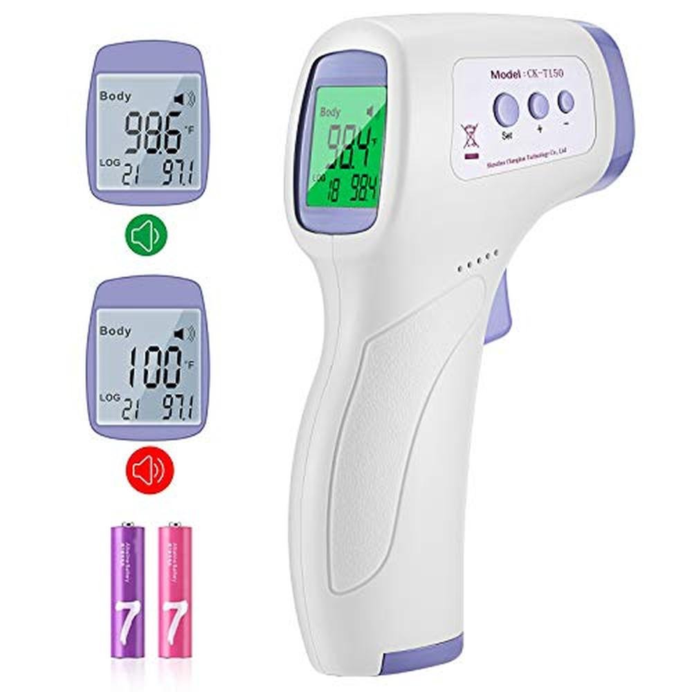 Thermometer Handheld: Digital Forehead Thermometer with LCD – Front View