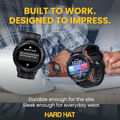 Watch Hard: Foreman Smartwatch Rugged Waterproof Digital – Side View