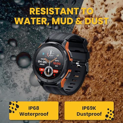 Watch Hard: Foreman Smartwatch Rugged Waterproof Digital – Close-up Detail