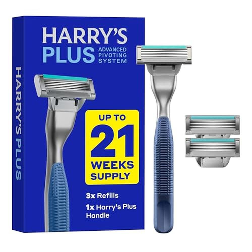 Razor Tide: Harry's S+ Razor Shaving Kit for Men – Front View