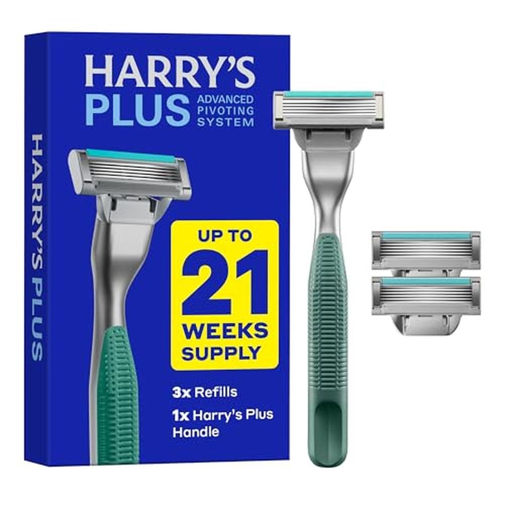 Razor Moss: Harry's S Plus Razor Shaving Kit for Men – Front View