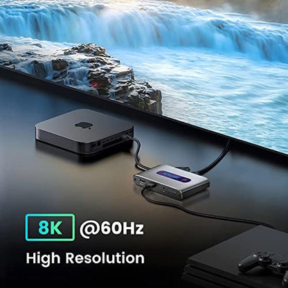 HDMI Switch: 4x1 HDIM Switch with Remote – Side View
