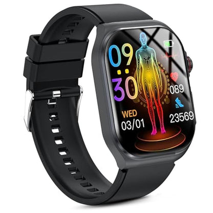 Watch Blood Pressure: Health Smart Watch for Men Women 1.87 – Front View