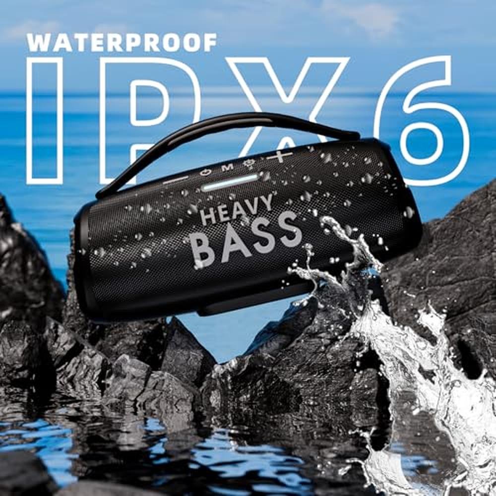 Bass Heavy Speakers: USA Warehouse BMB0G2SP5FRB 80W Max – Close-up Detail