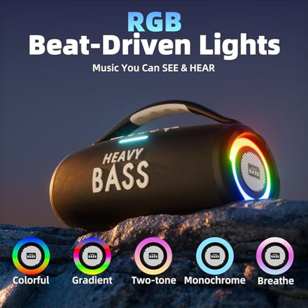 Bass Heavy Speakers: USA Warehouse BMB0G2SP5FRB 80W Max – Packaging