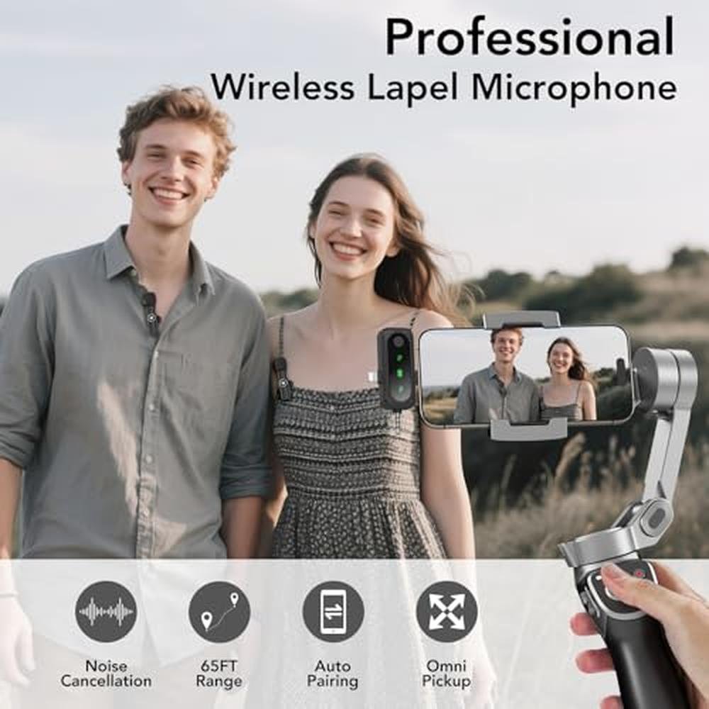 Mic Recording: Hehottc 3-in-1 Mini Wireless Lavalier – In Use
