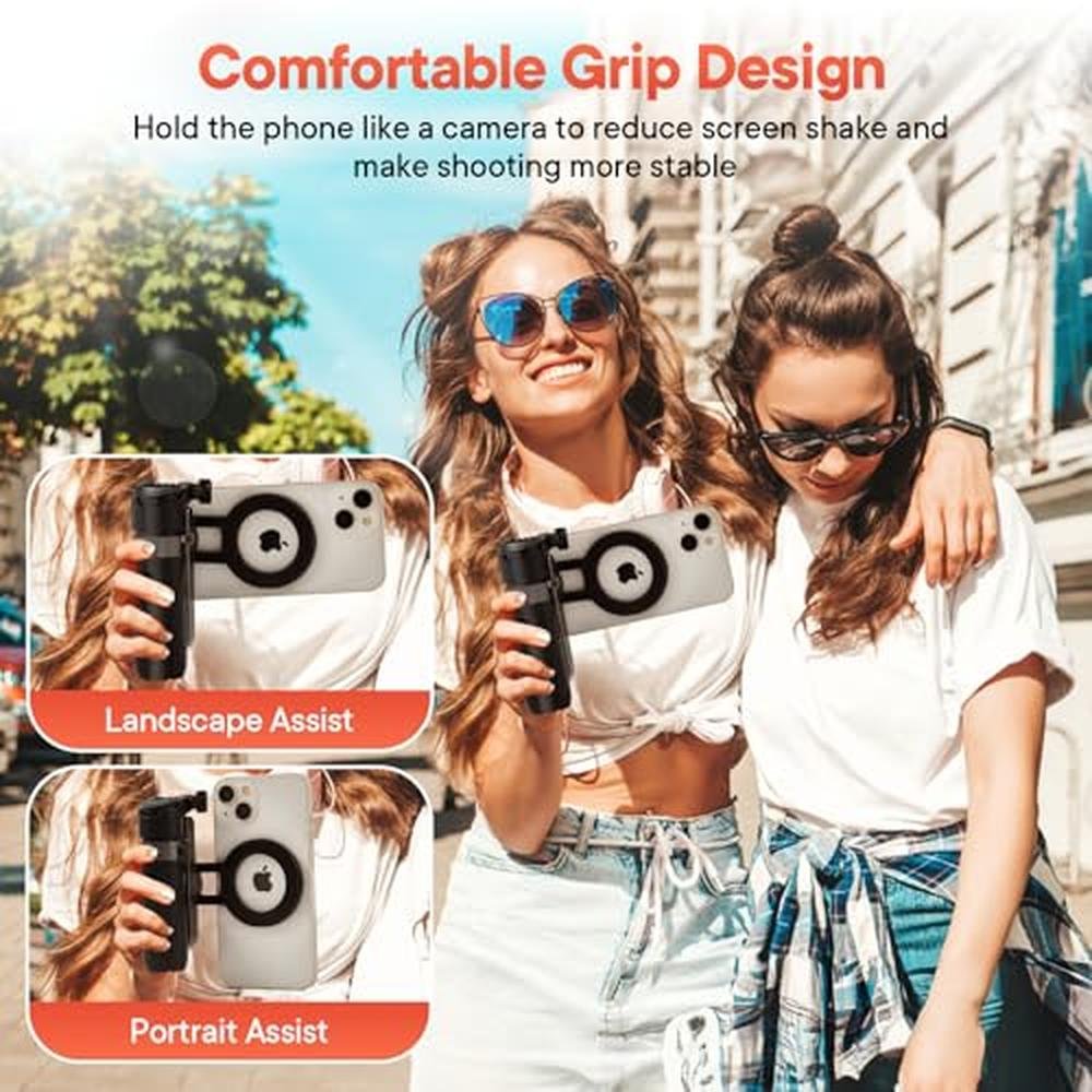 Selfie Stick: Heliora Phone Tripod 4-in-1 Magnetic Mini – Side View