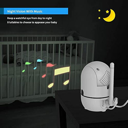 Baby Monitor: HelloBaby HB6550 5 Inch Screen with 3 Cameras – Packaging