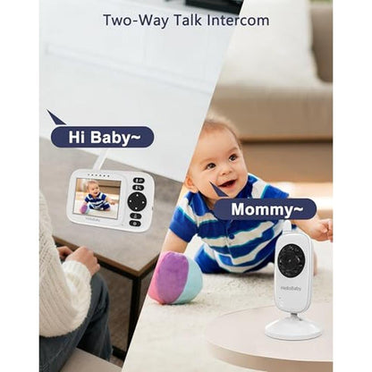 Baby Monitor: HelloBaby HB2438plus Video Baby Monitor with – Close-up Detail