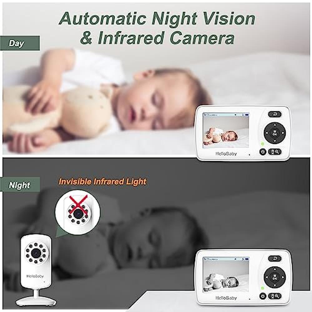 Baby Monitor: Hellobaby HB30 Video Baby Monitor with – Packaging