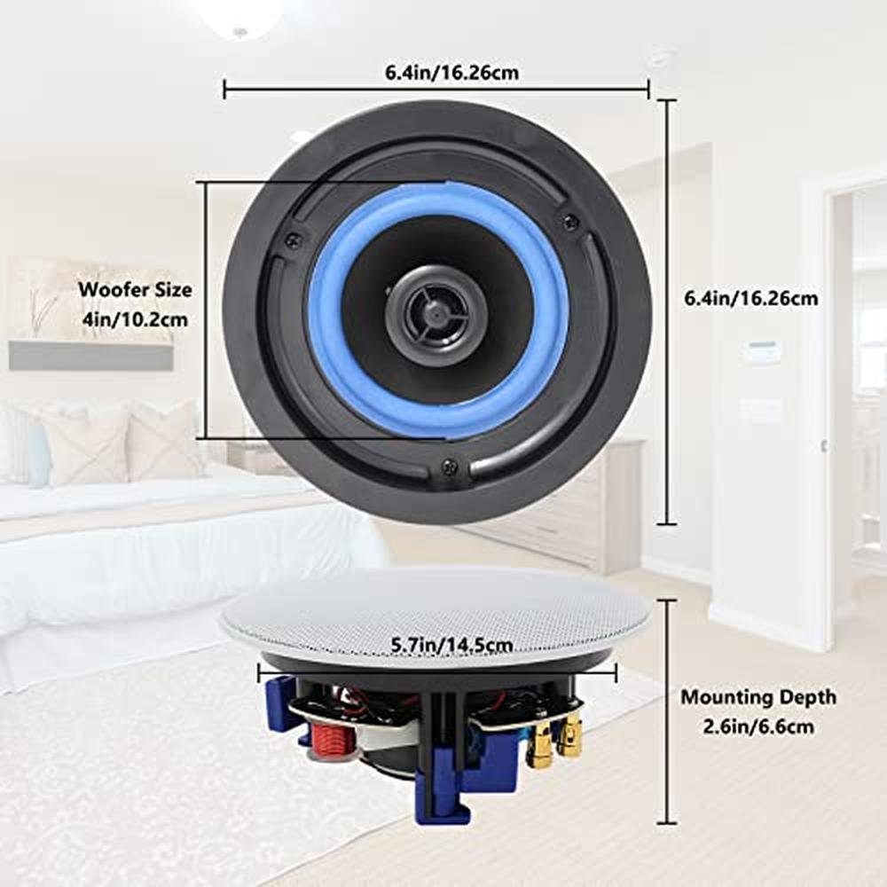 Speaker Herdio: Herdio 4-Inch In-Ceiling Speaker 80 Watts – In Use