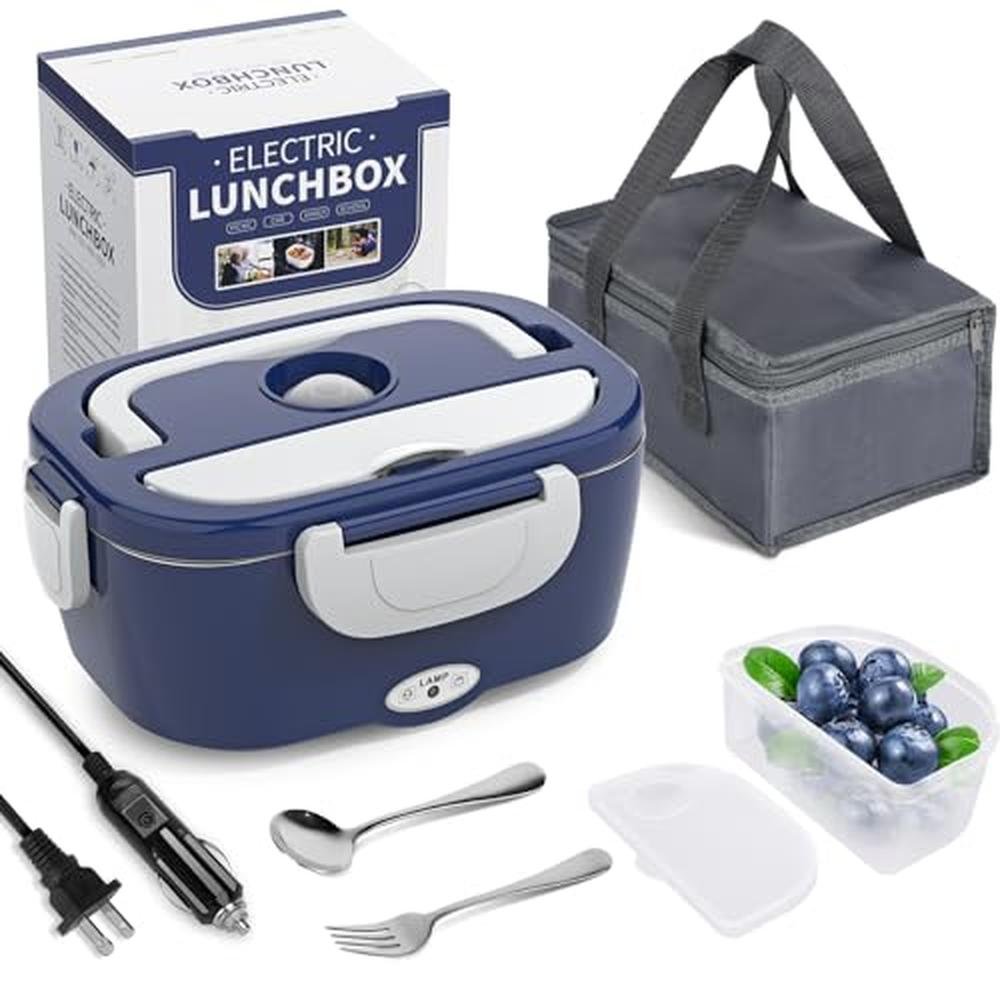 Lunch Food Warmer: Herrfilk Electric Lunch Box 3-in-1 Ultra – Front View