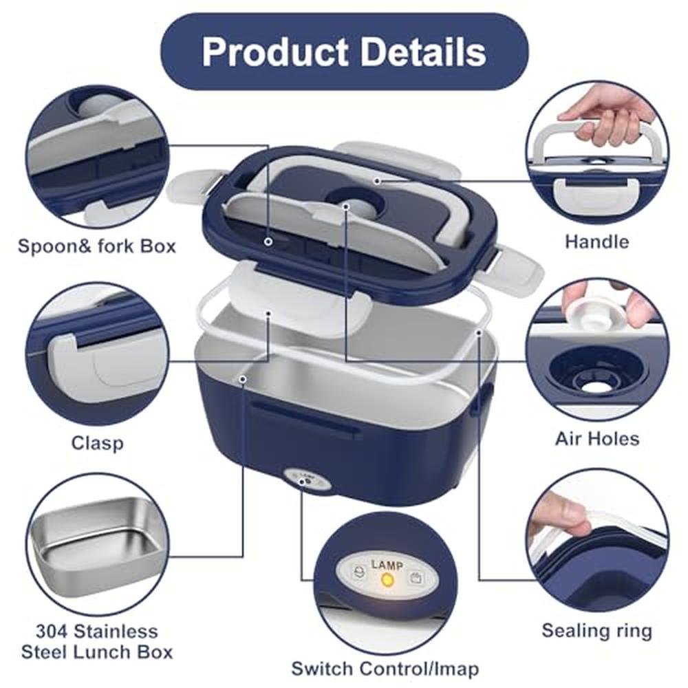 Lunch Food Warmer: Herrfilk Electric Lunch Box 3-in-1 Ultra – Packaging