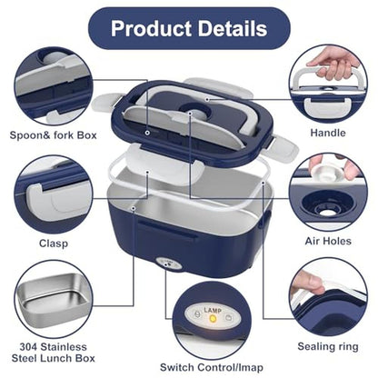 Lunch Food Warmer: Herrfilk Electric Lunch Box 3-in-1 Ultra – Packaging