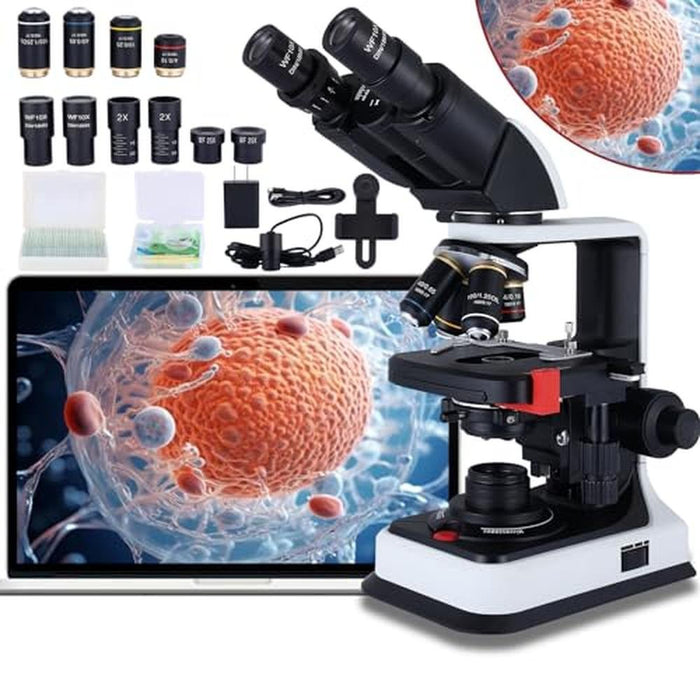 Microscope Laboratory: Herwicm 40X-2500X Microscope for – Front View