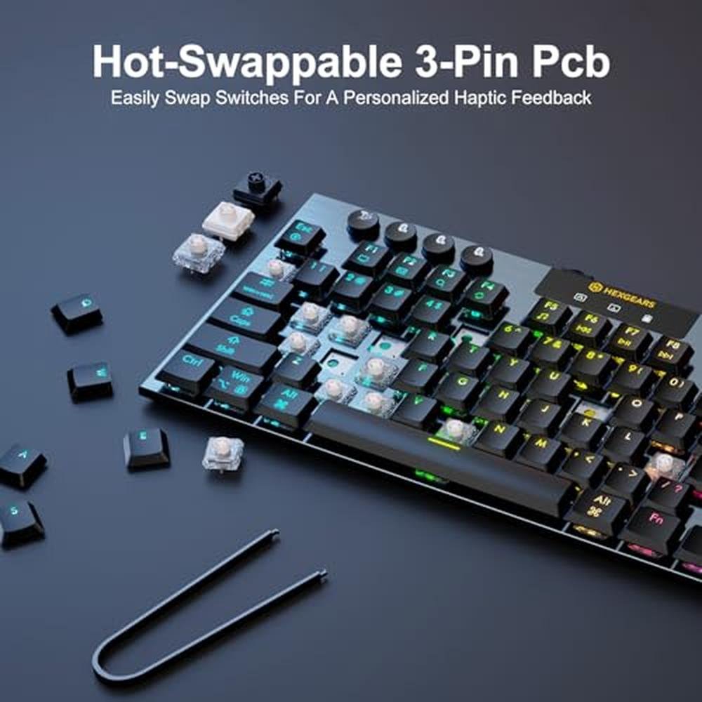 Keyboard Hexgears: Hexgears Immersion A3 Low-Profile – In Use