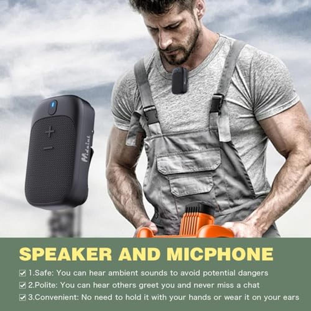 Best Portable Bluetooth Speaker with Microphone – Side View