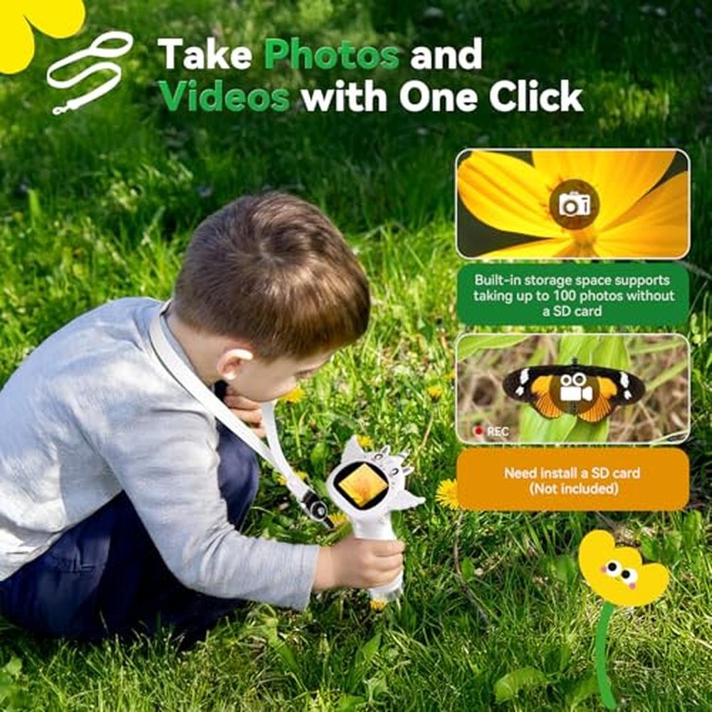Kids Microscope: Hideal HP40 IPS Portable Handheld – Packaging