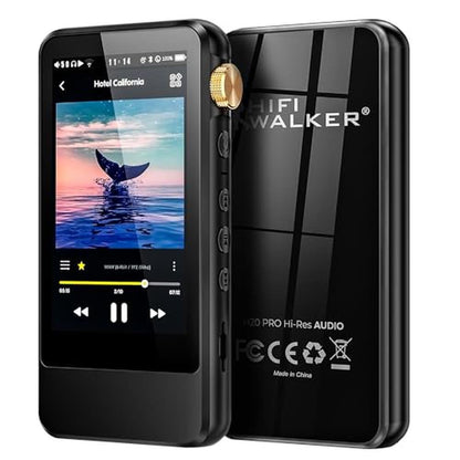 HIFI WALKER H20 Pro Hi-Res Music Player with Bluetooth – Front View
