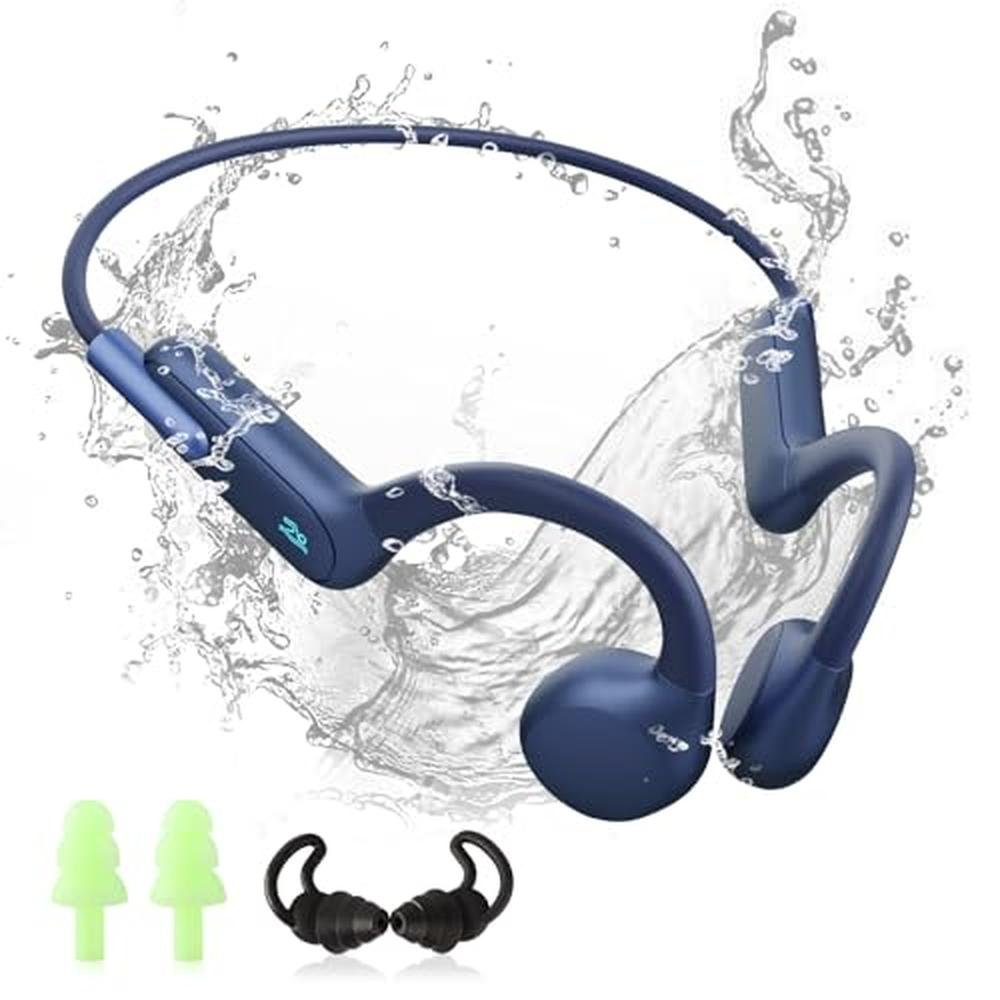 HIFI WALKER Waterproof Bone Conduction Headphones IPX8 for – Front View