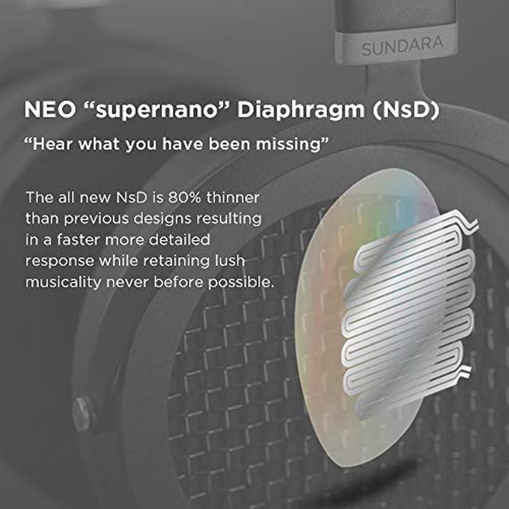 HIFIMAN SUNDARA Over-Ear Full-Size Planar Magnetic HiFi – Close-up Detail