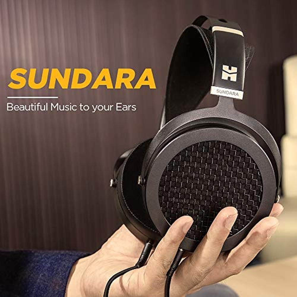 HIFIMAN SUNDARA Over-Ear Full-Size Planar Magnetic HiFi – In Use