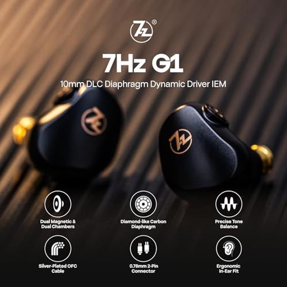 HIFIXAUDIO 7HZ G1 In-Ear Monitor – Side View