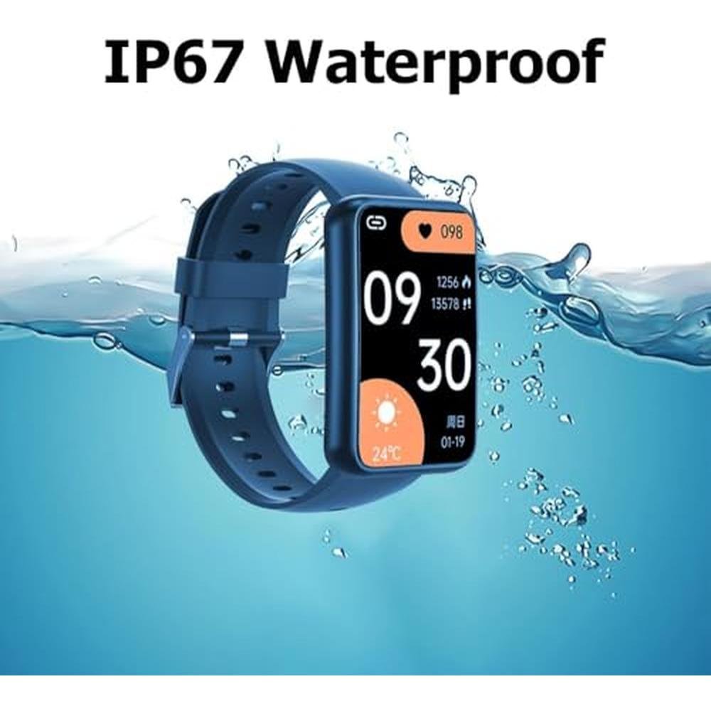 Monitor Hiiiman: Hiiiman Voice Recorder Smart Watch Fitness – Close-up Detail