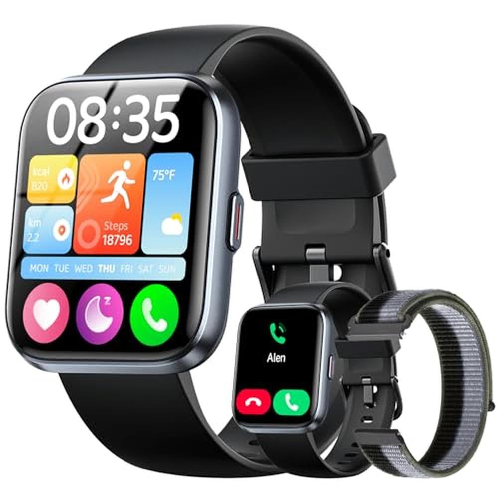 Hingso Smart Watches: Hingso 1.85'' Screen Smartwatch – Front View
