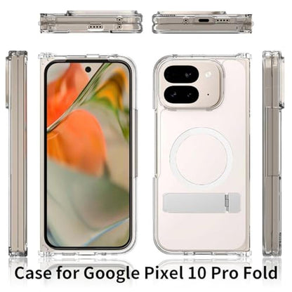 Magnetic Clear Case: Hiooloon Pixel 10 Pro Fold Clear – Side View