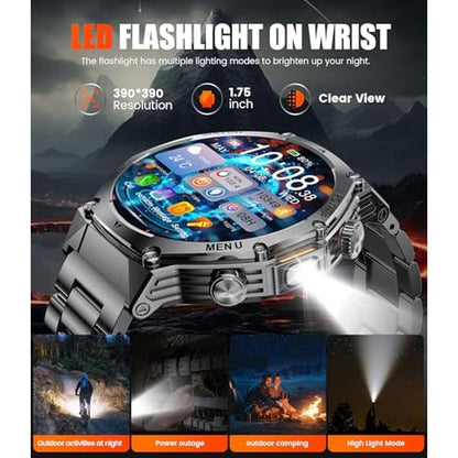 HIRREO Military Smart Watch for Men – In Use
