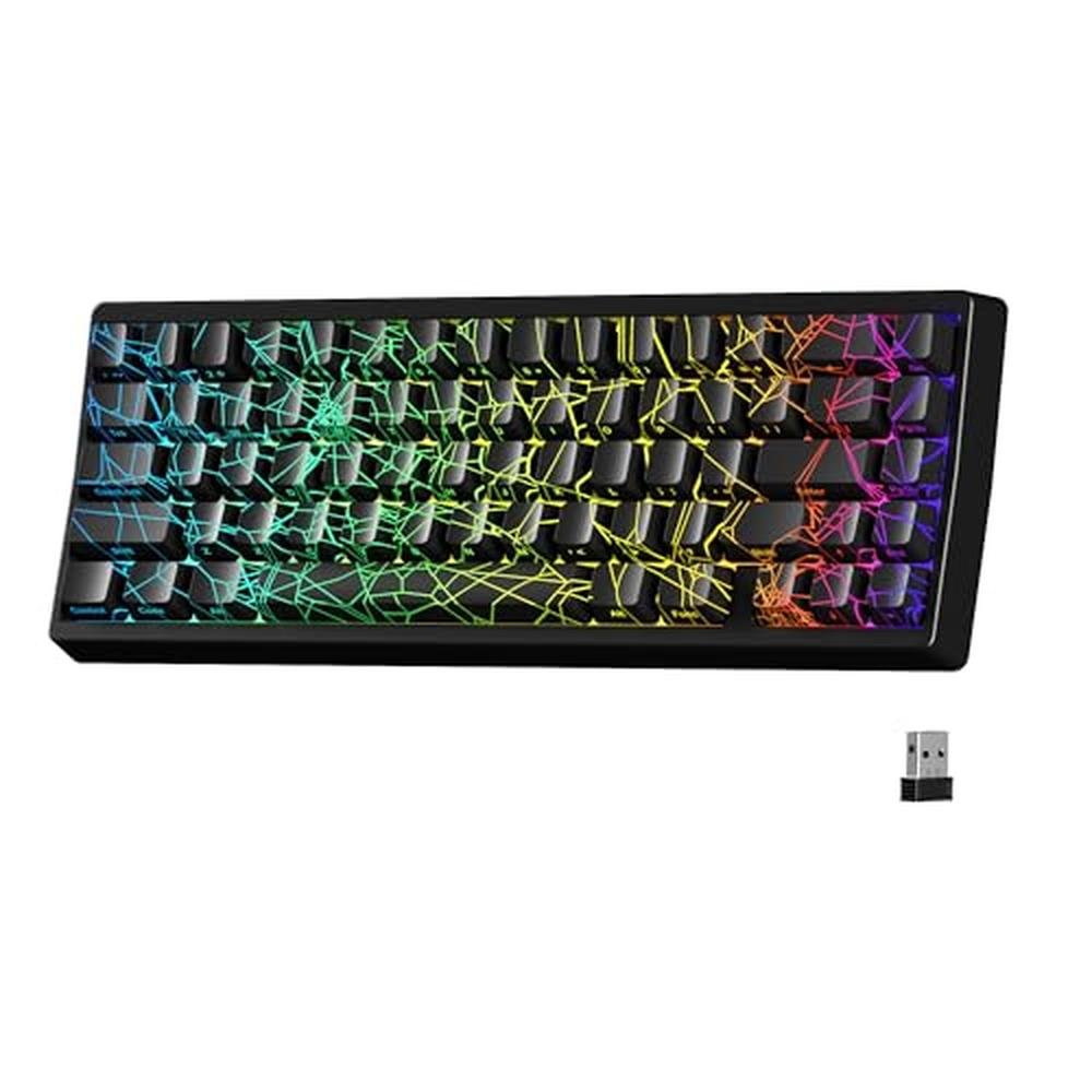 HITIME x XVX M67 60% Percent Keyboard Wireless – Front View
