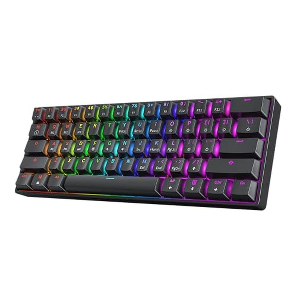 Gaming GK61: HK Gaming GK61 60% v3 Hotswap Mechanical – Front View