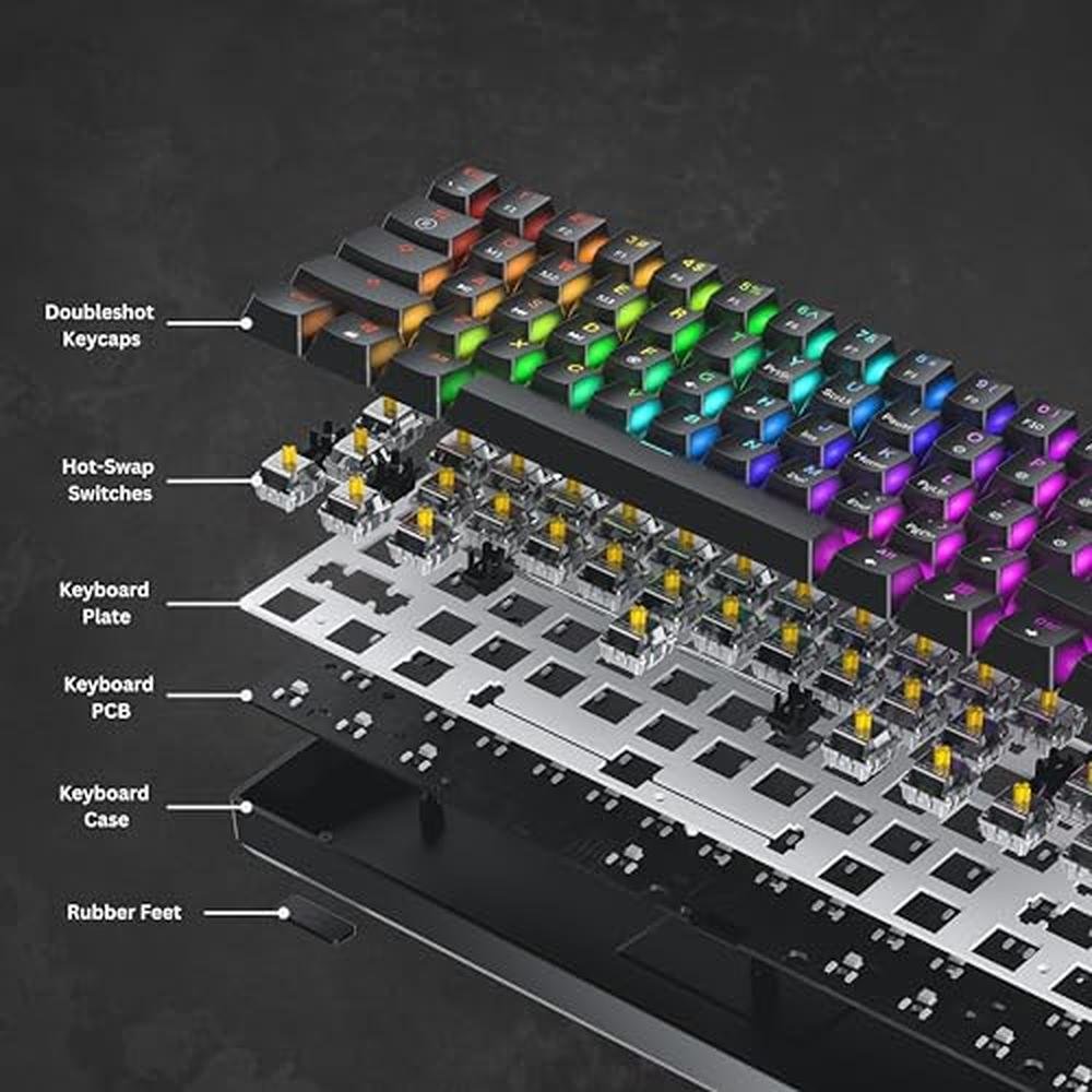 Gaming GK61: HK Gaming GK61 60% v3 Hotswap Mechanical – Packaging