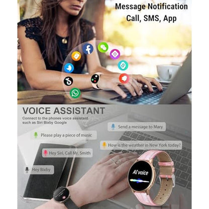 Smart Watch: HOAIYO Women's Smartwatch with Heart Rate – In Use