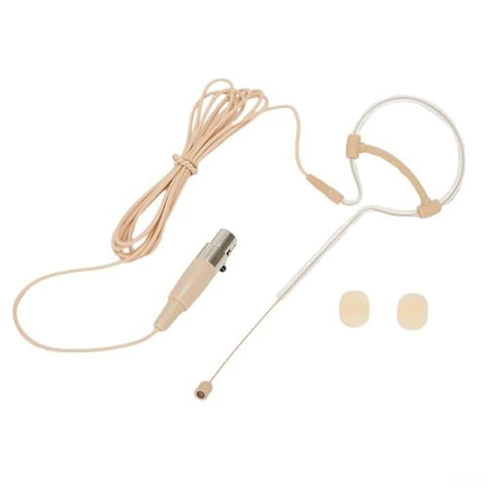 Headset Mic: HOgardenME Beige Single Earhook Headset – Side View