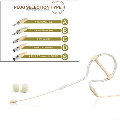 Headset Mic: HOgardenME Beige Single Earhook Headset – In Use