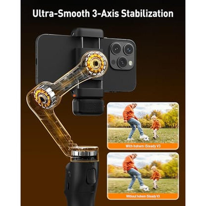 Gimbal Stabilizer: Hohem iSteady V3 3-Axis Phone Gimbal – Close-up Detail