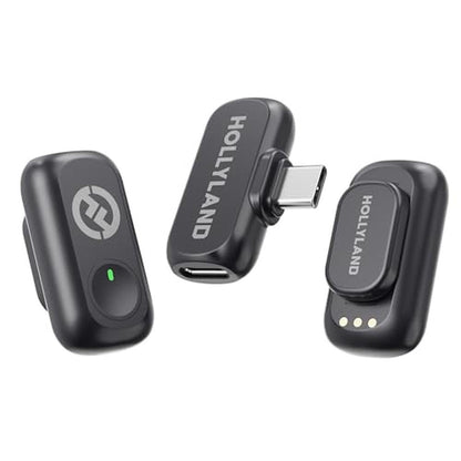 Hollyland Lark A1 Wireless Microphone for iPhone & Android – Front View