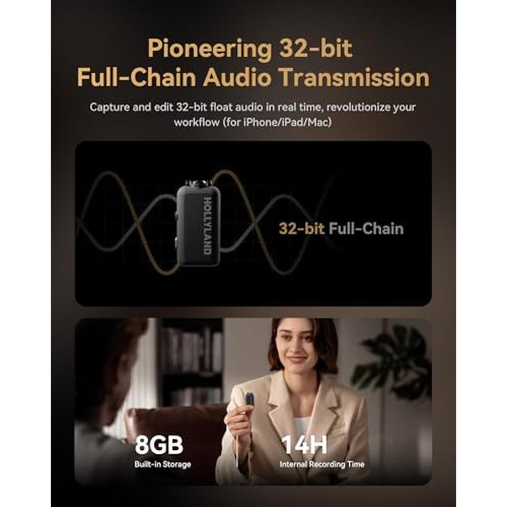 Camera Hollyland: Hollyland Lark MAX 2 Wireless Microphone – In Use