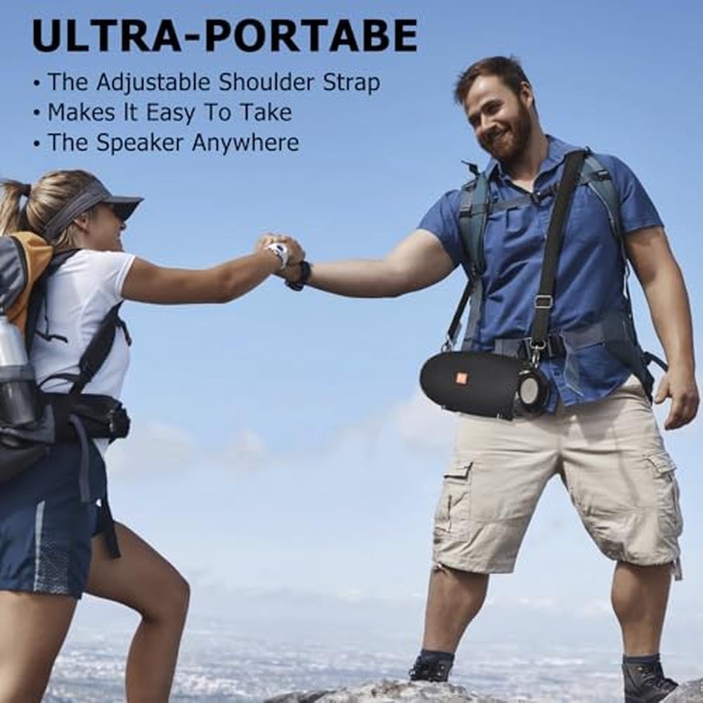 Outdoor Bluetooth: Hopjuery Portable IPX4 Waterproof – Close-up Detail