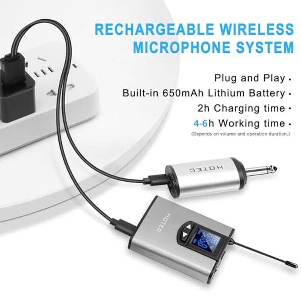 HOTEC UHF Wireless Headset Microphone – Packaging