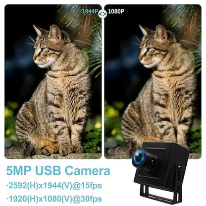 Hotpet 5MP Wide Angle USB Camera – Side View
