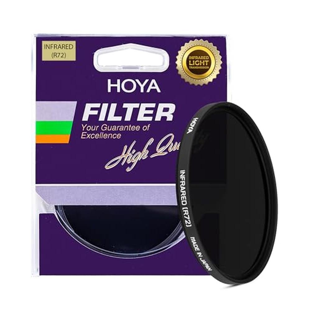 Hoya 72mm RM-72 Infrared Filter_Black – Front View