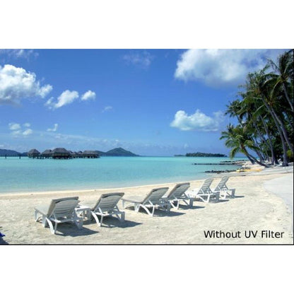 Hoya 55mm: Hoya HD Digital UV 0 Screw-in Filter – Side View