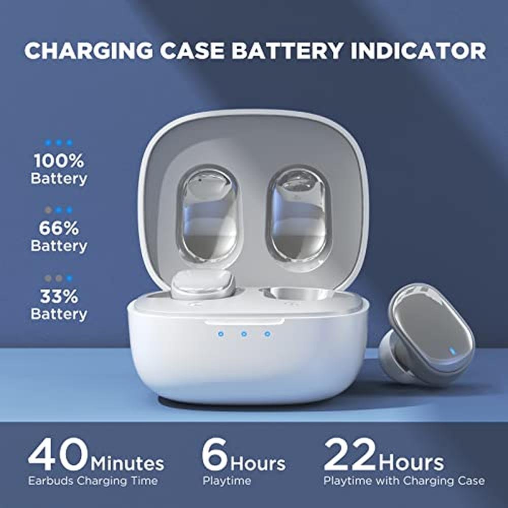 HTC True Wireless Earbuds 7: Bluetooth 5.3 In-Ear Headphones – In Use
