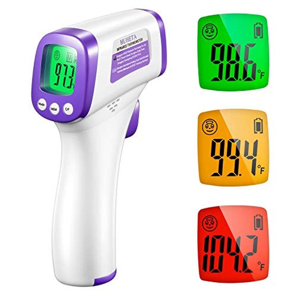 Thermometer Huheta: HUHETA Infrared Thermometer for Adults – Front View