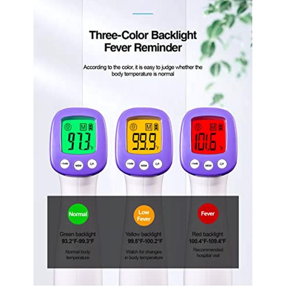 Thermometer Huheta: HUHETA Infrared Thermometer for Adults – Side View